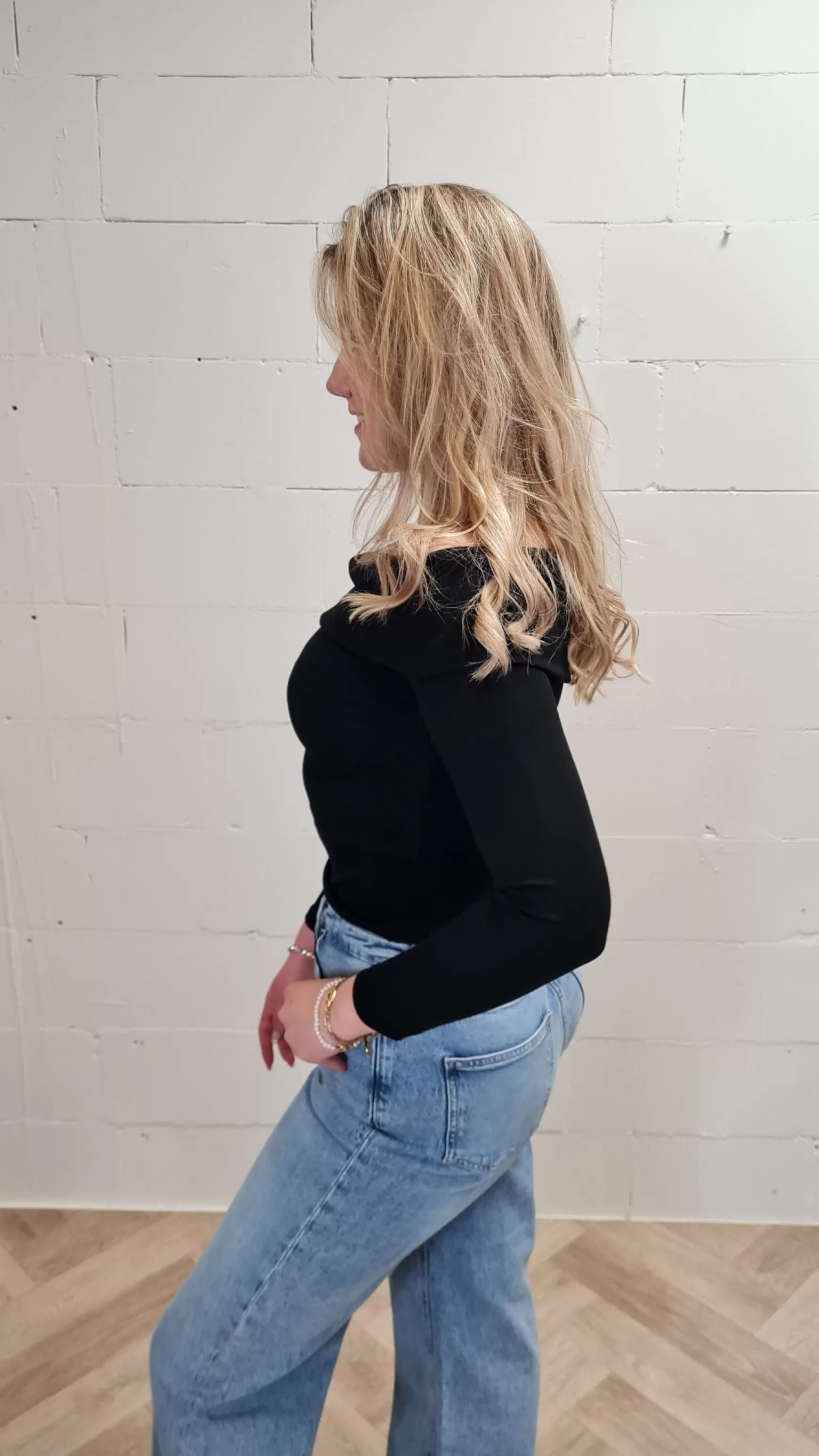 Trendz Top Lara Zwart Fashion