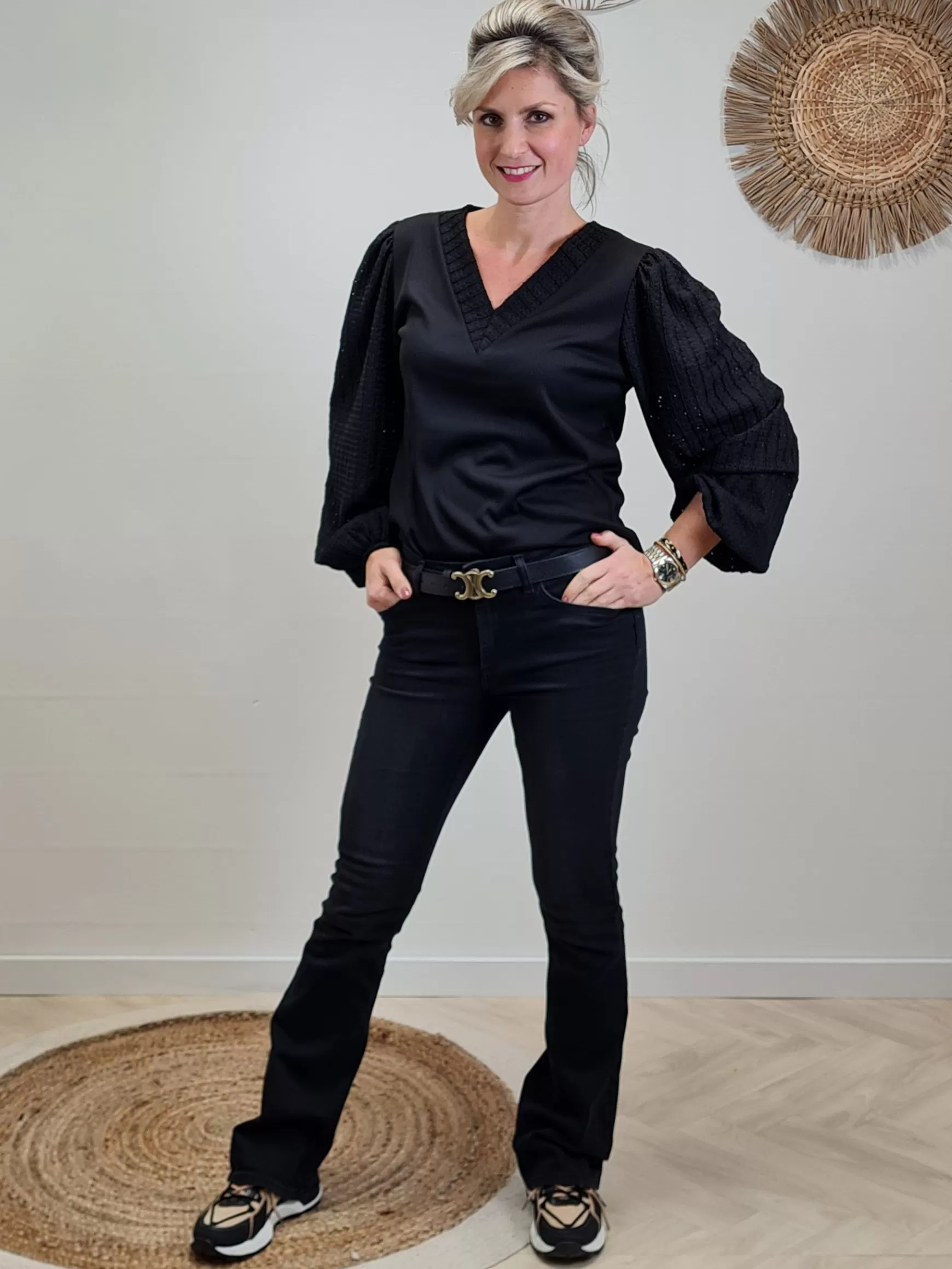 Trendz Top Lynn Zwart Outlet