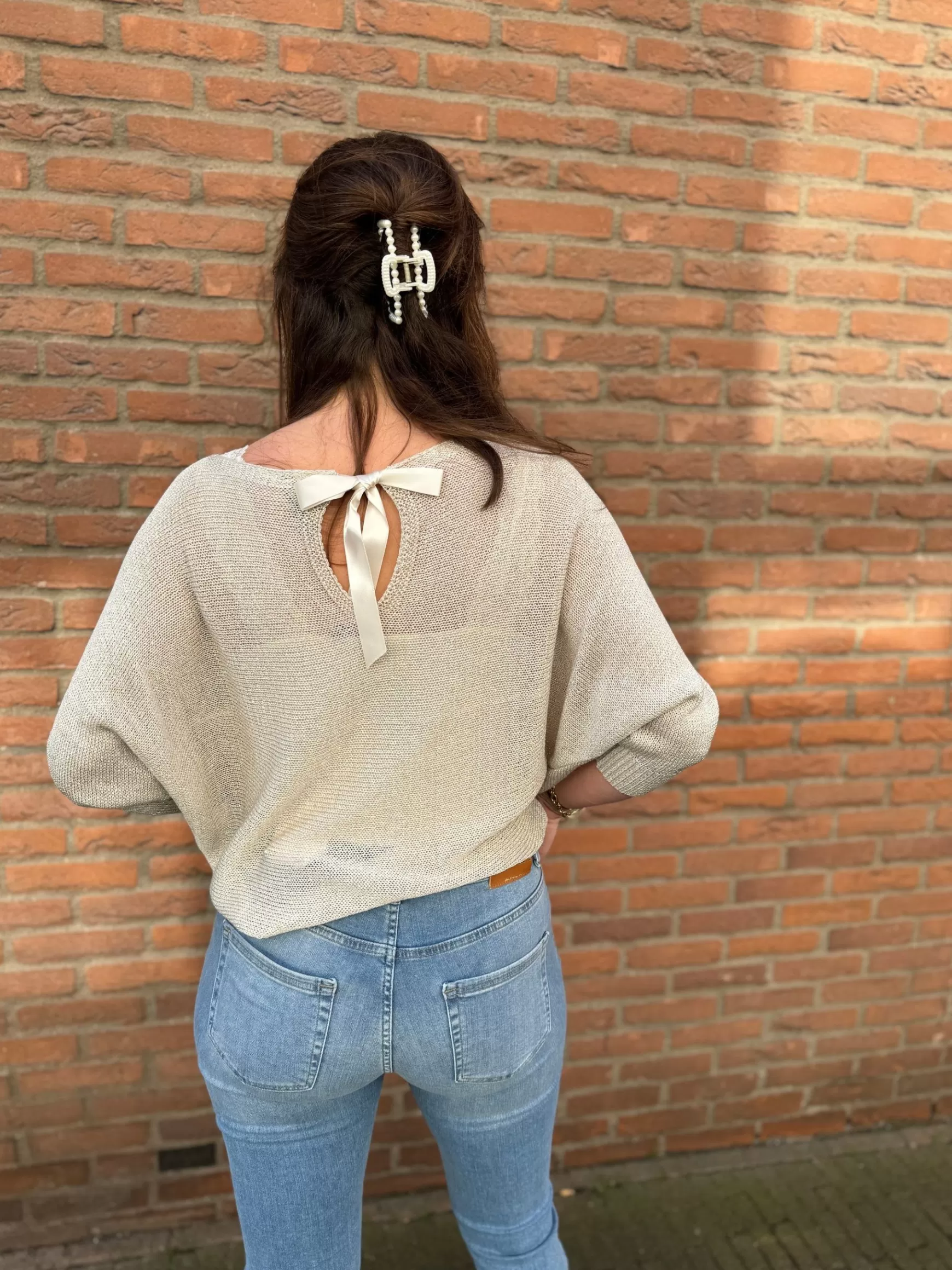 Trendz Top Nienke Beige Outlet