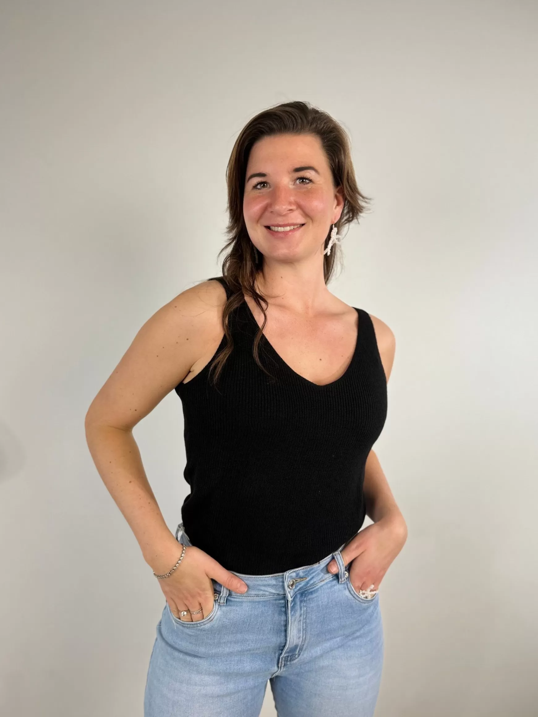 Trendz Topje Marlou Zwart Discount