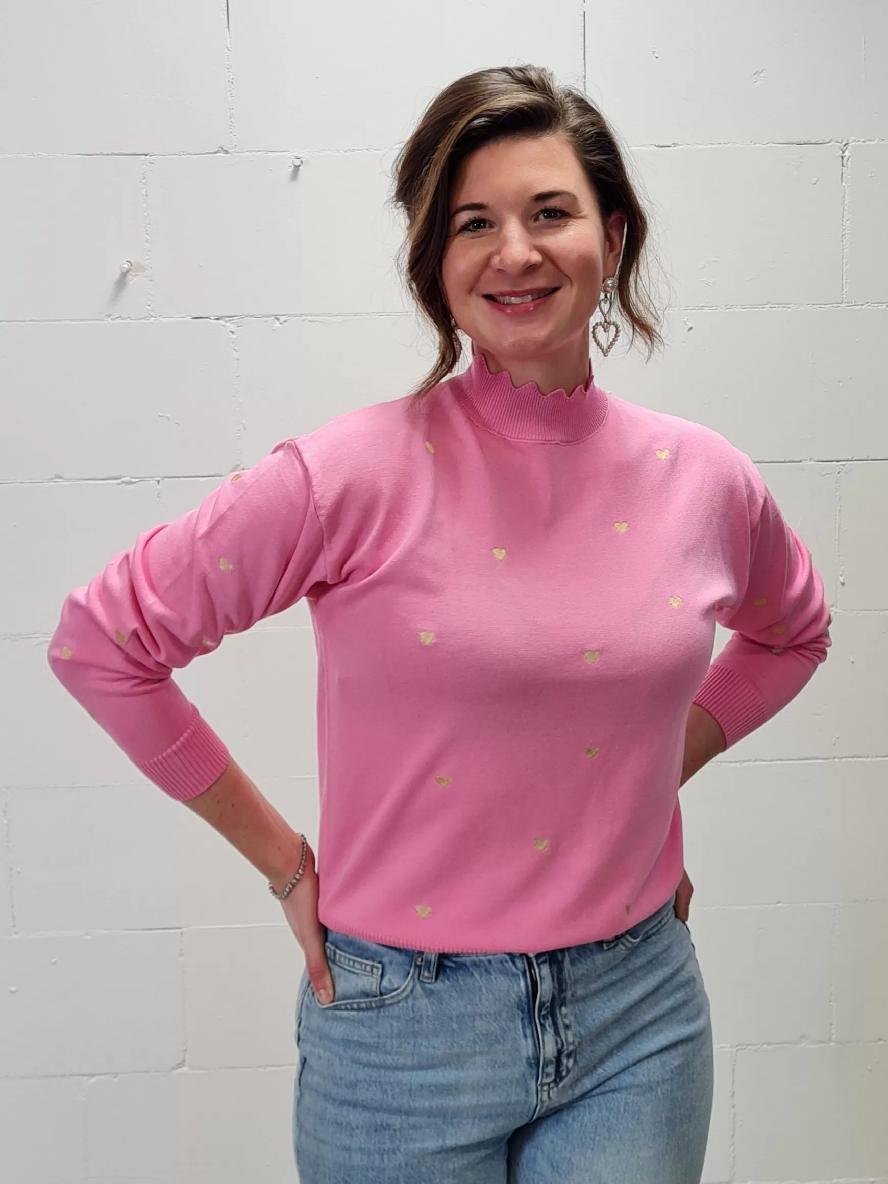 Trendz Truitje Hearts Roze Clearance