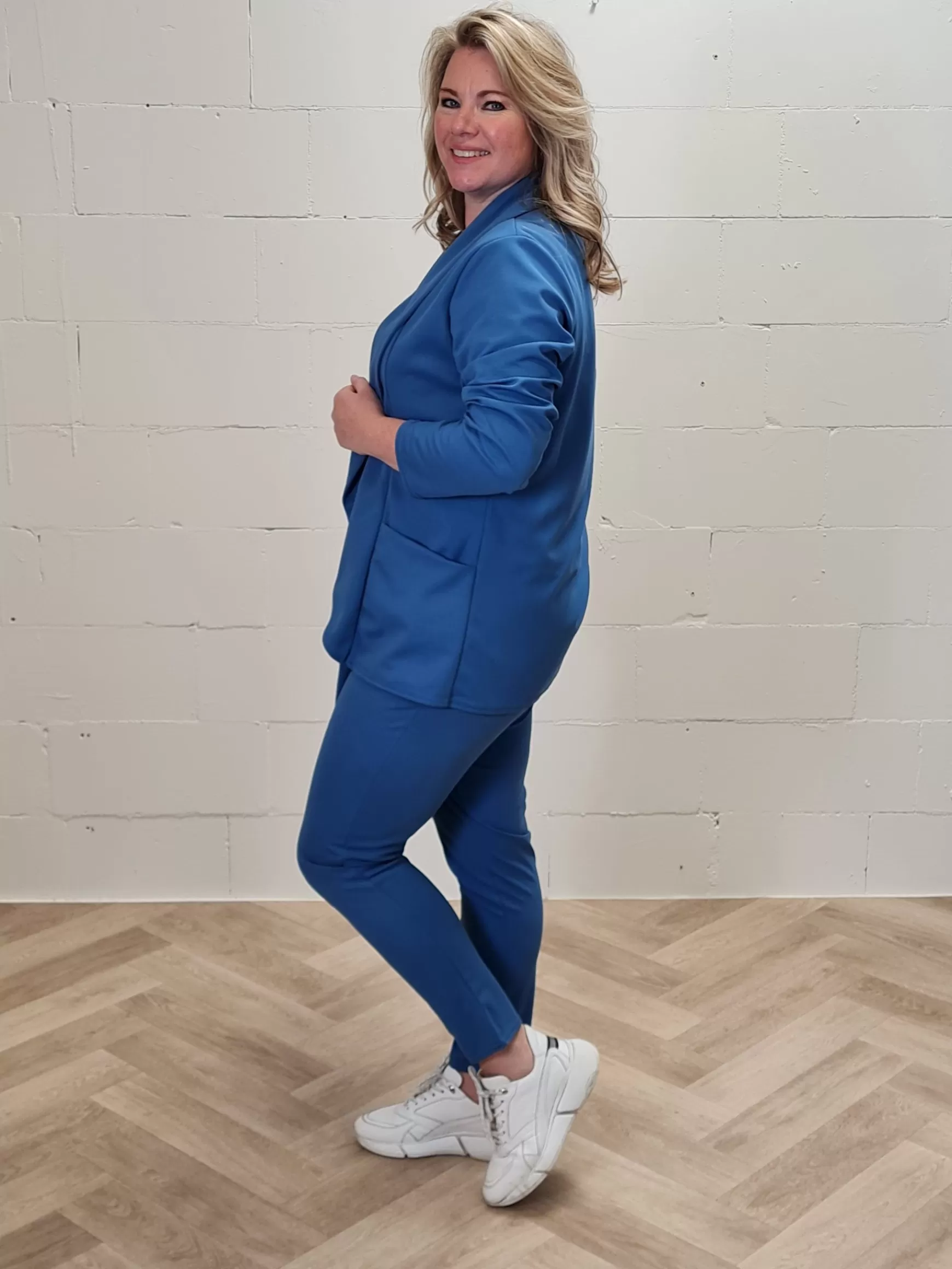 Trendz Tweedelig Pak Zeeblauw Online