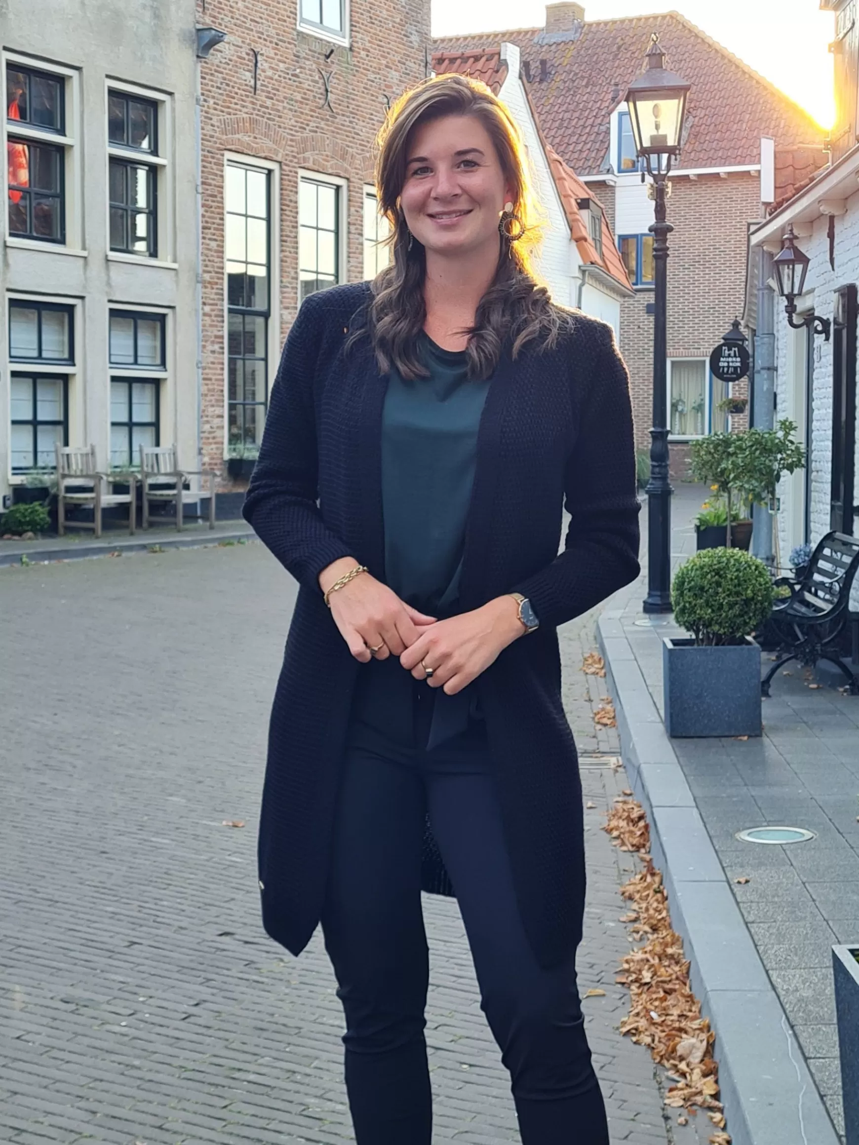 Trendz Vest Nora Zwart Hot