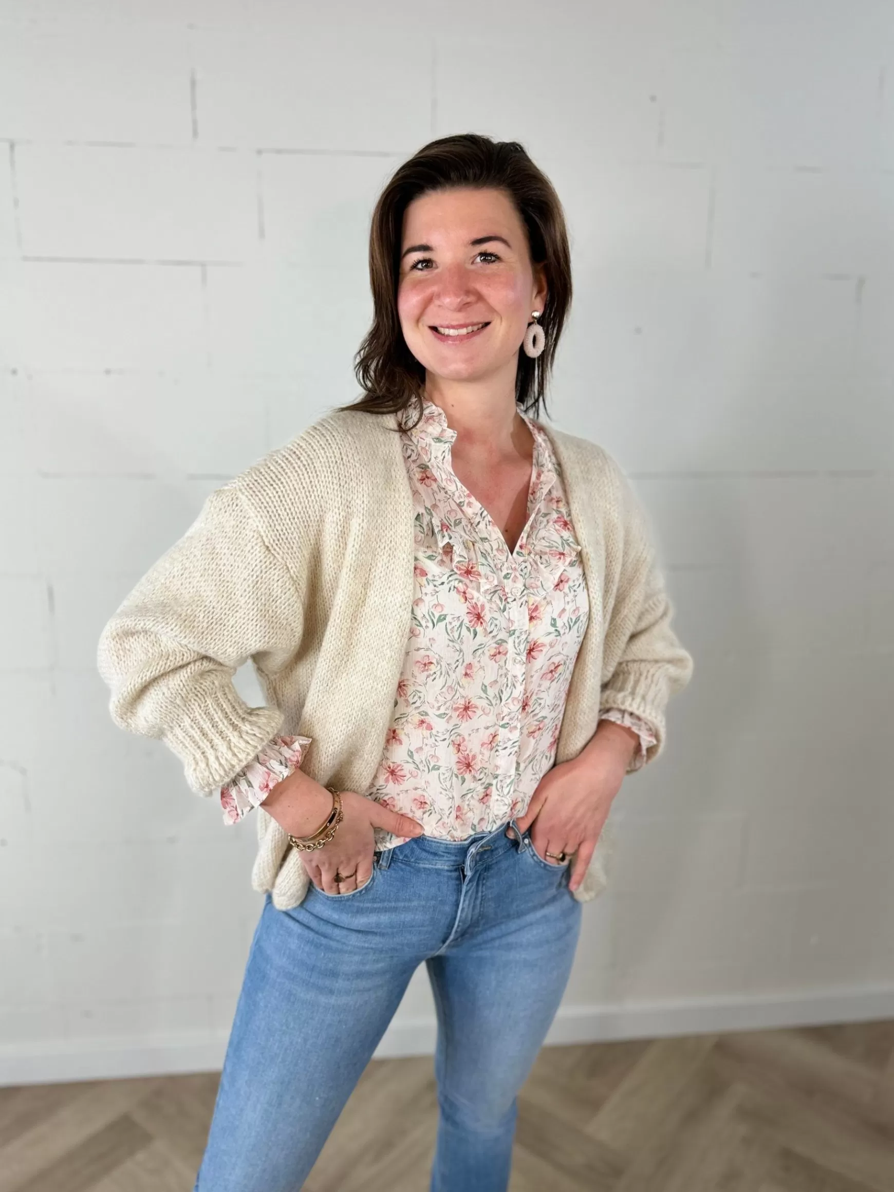Trendz Vestje Annika Beige Cheap