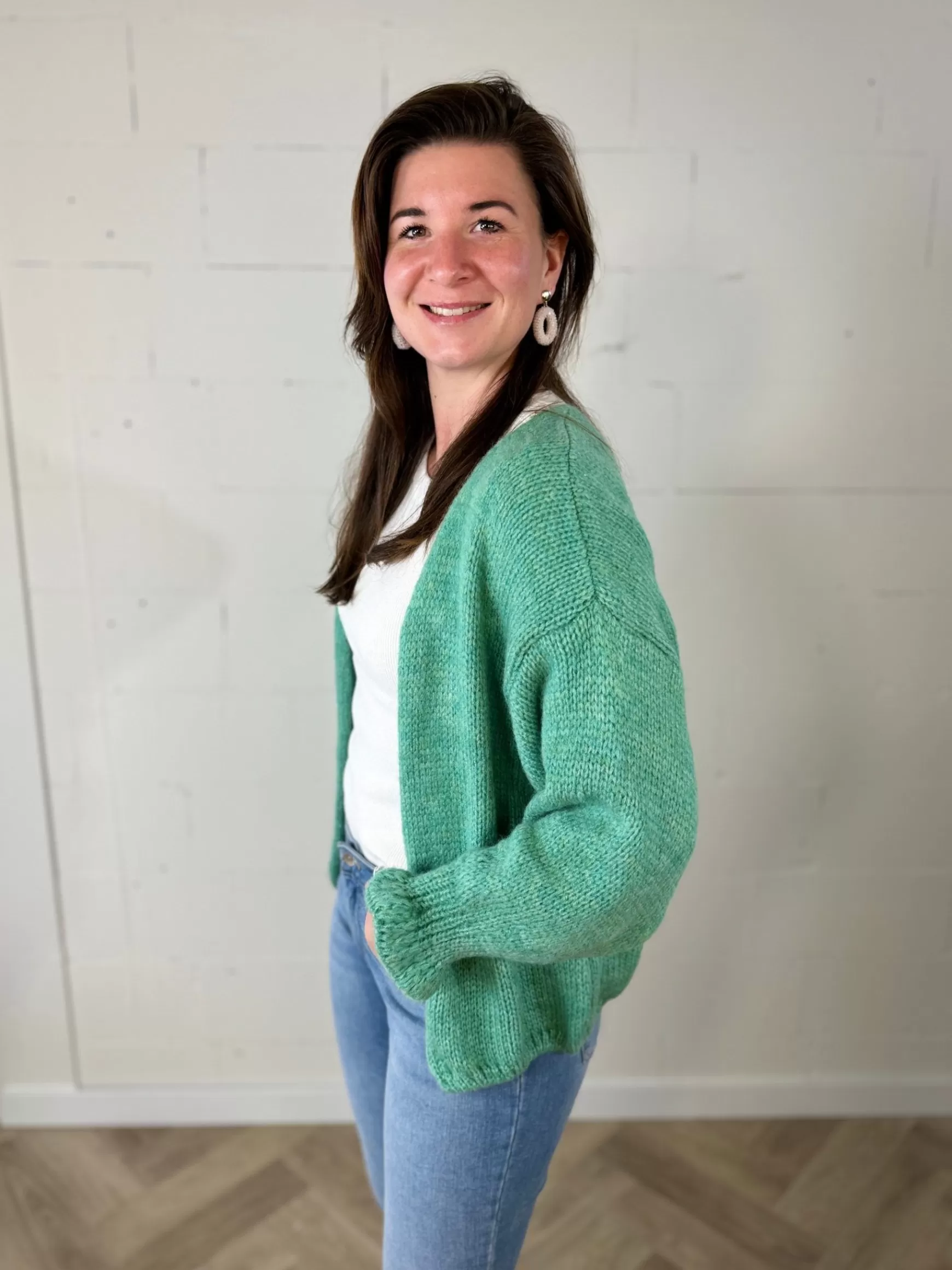 Trendz Vestje Annika Groen Best Sale